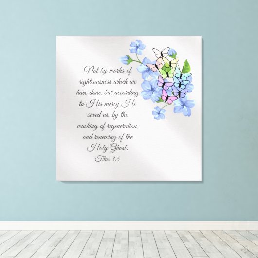Toile Titus 3:5 (Insitu (Plancher de Bois))