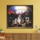 Toile Titus destroying Jerusalem by Wilhelm von Kaulbach (Insitu(Salon))