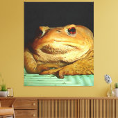 Toile Toad Avec La Peinture De Disposition Philosophique (Insitu(Salon))