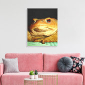 Toile Toad Avec La Peinture De Disposition Philosophique (Insitu(Salon))