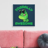 Toile Toad de Cartoon Joyeux (Insitu(Salon))