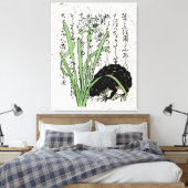 Toile Toad de grenouille botanique japonaise du XVIIIe s (Insitu(Chambre))