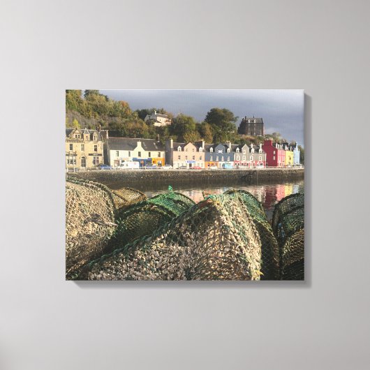 Toile Tobermory, île de Mull, Écosse paysagère (Recto)
