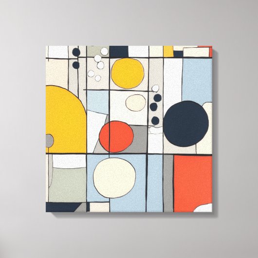 Toile "Toile de style mondrien art 2" (Recto)
