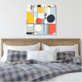 Toile "Toile de style mondrien art 2" (Insitu(Chambre))