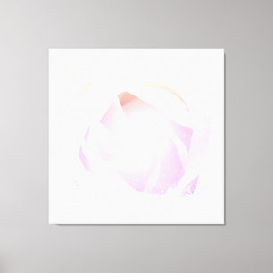 Toile **Toile tendue AR8 Fleur rose pêche rose Art**