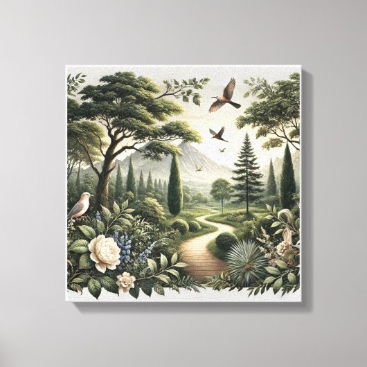 Toile Toiles d'art mural de la forêt murmure (Recto)