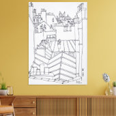 Toile Toits de Paris, France (Insitu(Salon))