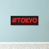 Toile "#Tokyo" Joli Design. Commandez dès maintenant (Insitu (Plancher de Bois))