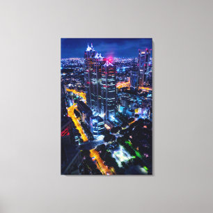 Toile Tokyo la nuit