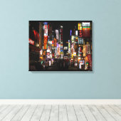 Toile Tokyo néons la nuit (Insitu (Plancher de Bois))