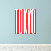 Toile TOKYO Typographie Design Cool Art urbain minimalis (Insitu (Plancher de Bois))