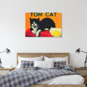 Toile Tom Cat Lemon LabelOrosi, CA (Insitu(Chambre))