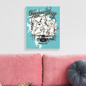 Toile Tom et Jerry Hollywood CA (Insitu(Salon))