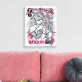 Toile Tom et Jerry Regardez votre dos (Insitu(Salon))