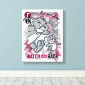 Toile Tom et Jerry Regardez votre dos (Insitu (Plancher de Bois))