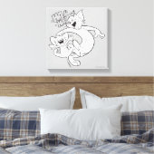 Toile Tom Et Jerry | Tom Et Jerry Rient (Insitu(Chambre))