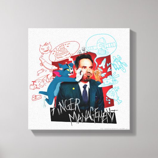 Toile Tom & Jerry Avec Terrance - Gestion De La Colère (Recto)