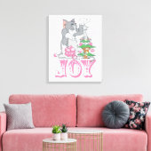 Toile Tom, Jerry et Nibbles décorent la joie (Insitu(Salon))