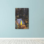 Toile Tom Thomson - CAMPFIRE 1916 (Insitu (Plancher de Bois))