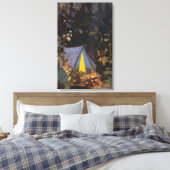 Toile Tom Thomson - CAMPFIRE 1916 (Insitu(Chambre))