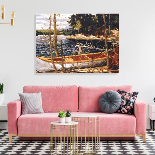 Toile Tom Thomson - Le canoë (Insitu(Salon))