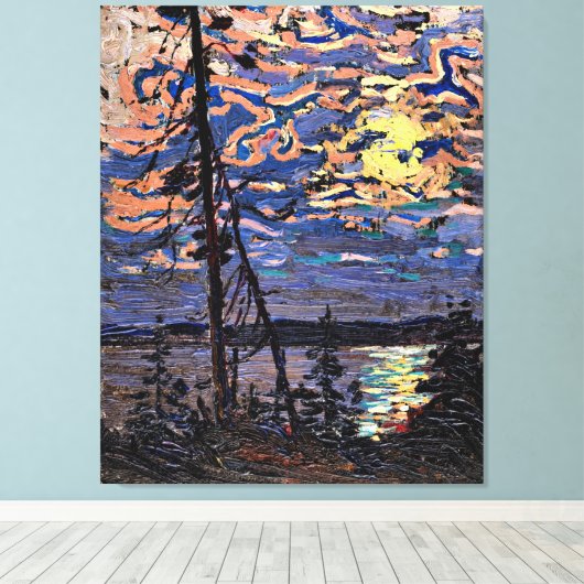Toile Tom Thomson - Lune (Insitu (Plancher de Bois))