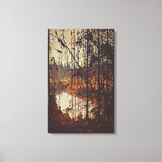 Toile Tom Thomson - NORTHERN RIVER 1915 (Recto)