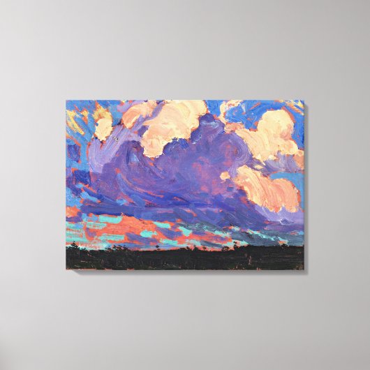 Toile Tom Thomson - Nuage du soir (Recto)