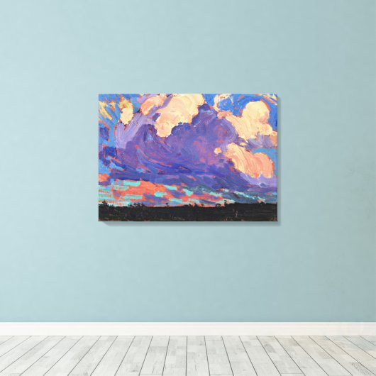 Toile Tom Thomson - Nuage du soir (Insitu (Plancher de Bois))