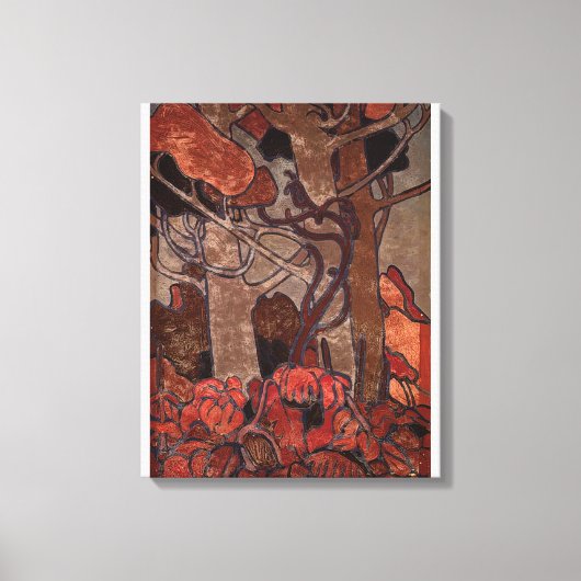 Toile Tom Thomson - SOUS-CROISSANCE FORESTIÈRE I 1916 (Recto)