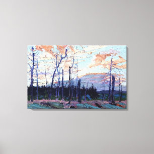 Toile Tom Thomson - TERRE BRÛLÉE AU SOLEIL 1915