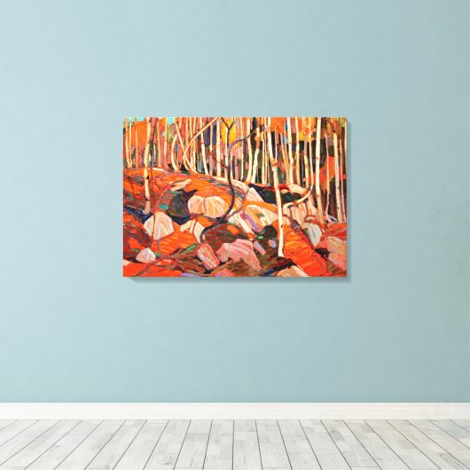Toile Tom Thomson - The Birch Grove, automne (Insitu (Plancher de Bois))