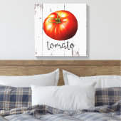 Toile TOMATE Bois Blanc Rustique Cuisine de Ferme Artisa (Insitu(Chambre))