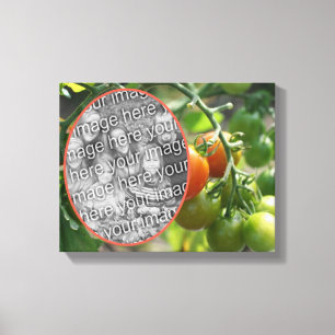 Toile Tomates Cherry Garden Créez votre propre photo