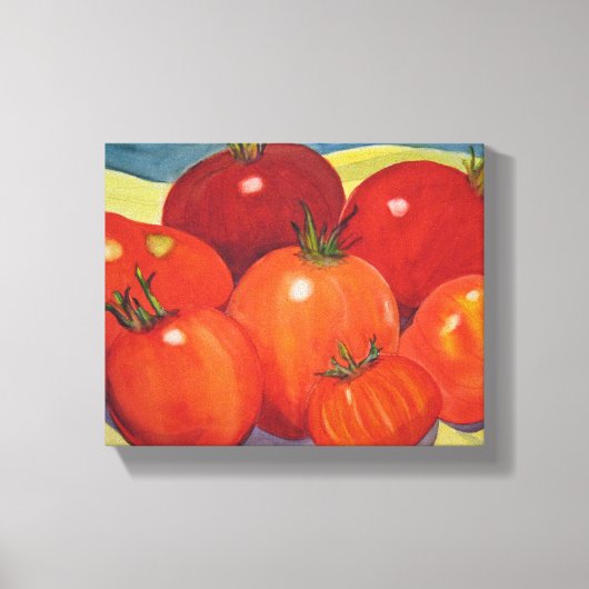 Toile Tomates De Mon Jardin (Recto)