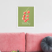 Toile Tomates Rouges Vertes (Insitu(Salon))