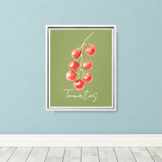 Toile Tomates Rouges Vertes (Insitu (Plancher de Bois))