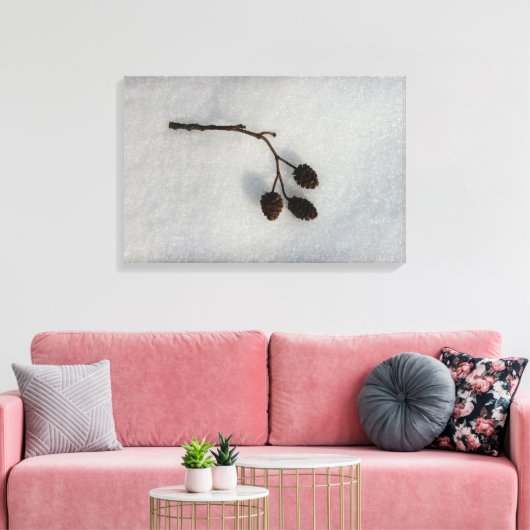 Toile tombé dans la neige (Insitu(Salon))