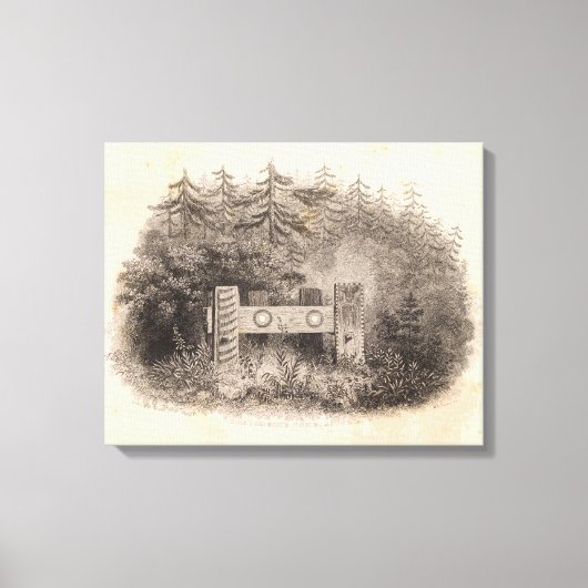 Toile Tombeau de Concomely, Astoria, Oregon (Recto)