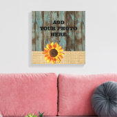 Toile tonneau grange bois tournesol pays (Insitu(Salon))