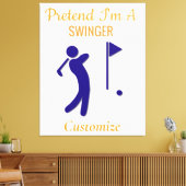 Toile Tonnerre de Golfer (Insitu(Salon))