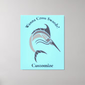 Toile Tonnerre de poisson-épée (Recto)