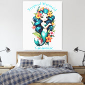 Toile Tonnerre de sirène tropicale (Insitu(Chambre))