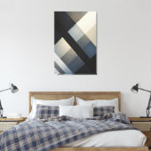 Toile Tons Abstraits Neutres Minimalistes (Insitu(Chambre))