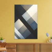 Toile Tons Abstraits Neutres Minimalistes (Insitu(Salon))