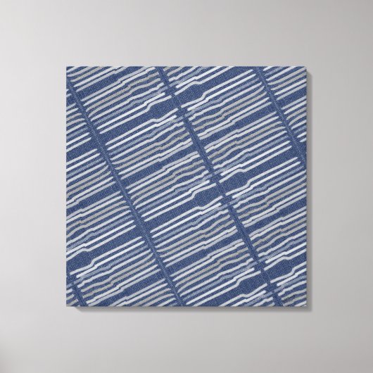 Toile Tons avec Attitude Gris Bleu Blanc (Recto)