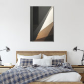 Toile Tons Terreux Géométriques Abstraits (Insitu(Chambre))