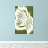 Toile tons verts (Insitu (Plancher de Bois))
