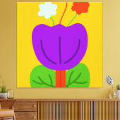 Toile Tons vibrants (Insitu(Salon))